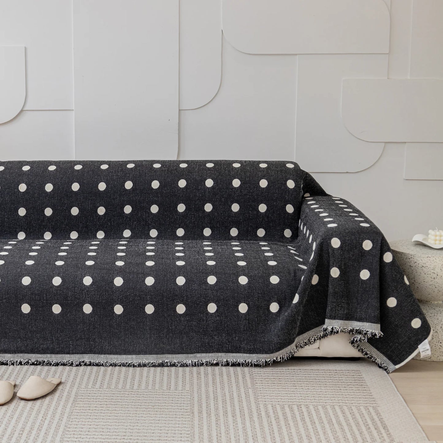 Black Boba Reversible Comfort Sofa / Couch Cover - Final Sale