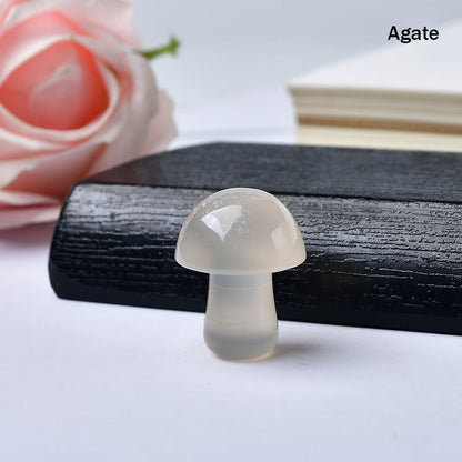 crystal mushroom agate