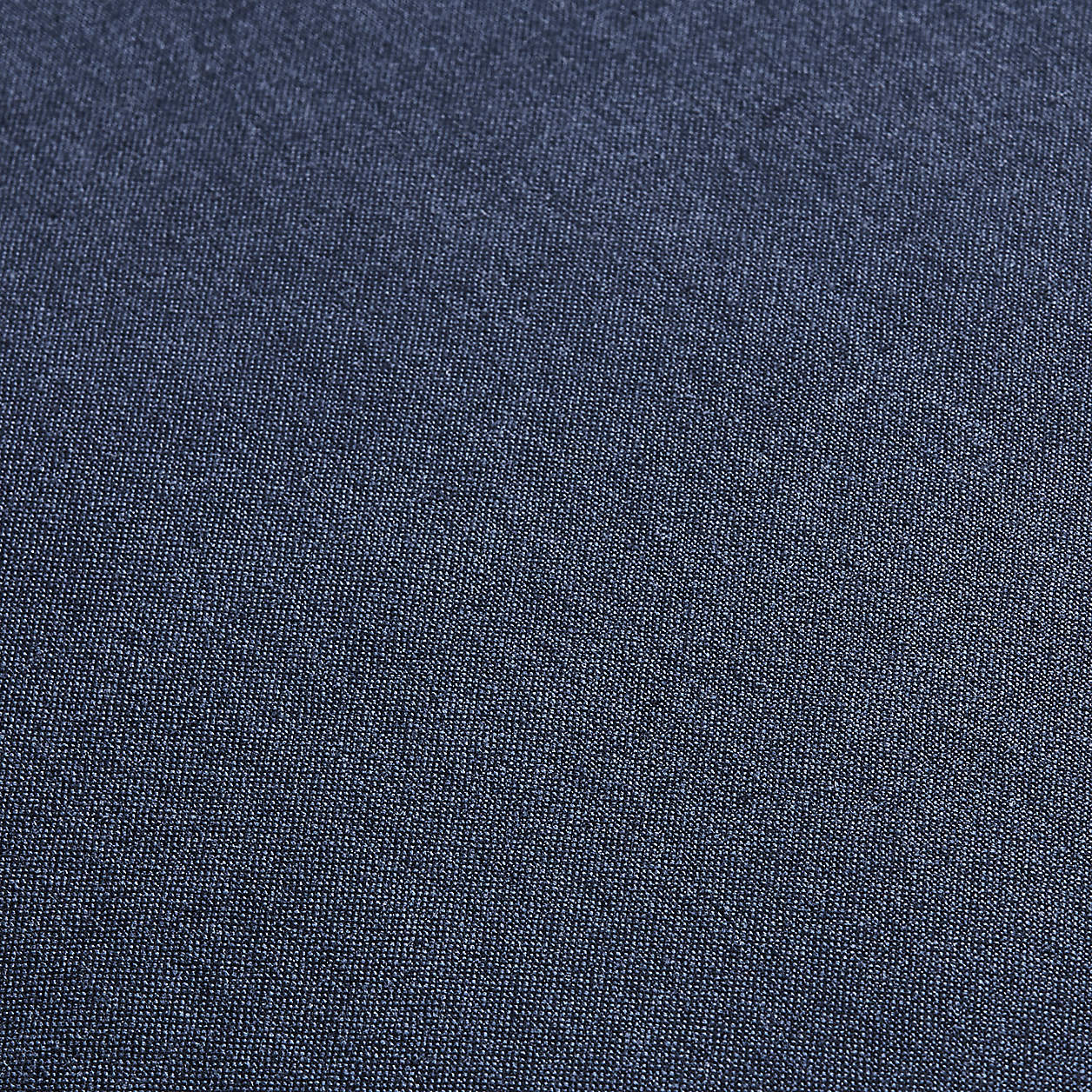 Amalfi Cotton Linen Scallop Edge 23''x23" Deep Indigo Blue Throw Pillow Cover