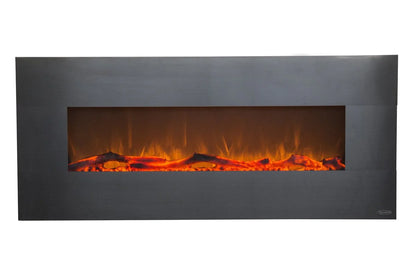 The Onyx Stainless 80026 50 Inch Wall Mounted Electric Fireplace
