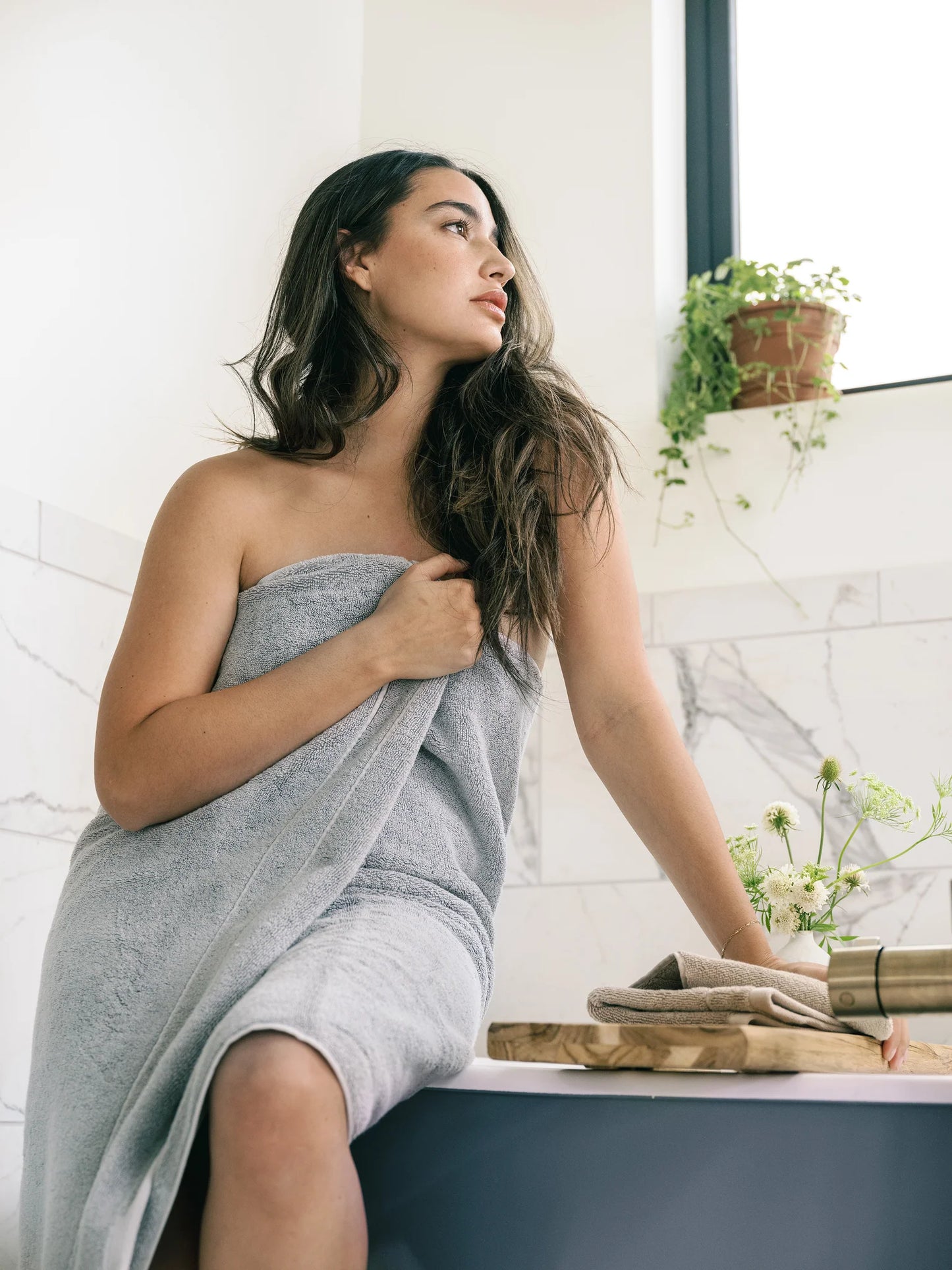 Premium Plush Bath Towel Set