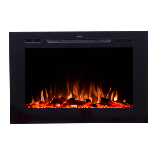The Forte 40 Inch Recessed Smart Electric Fireplace 80006