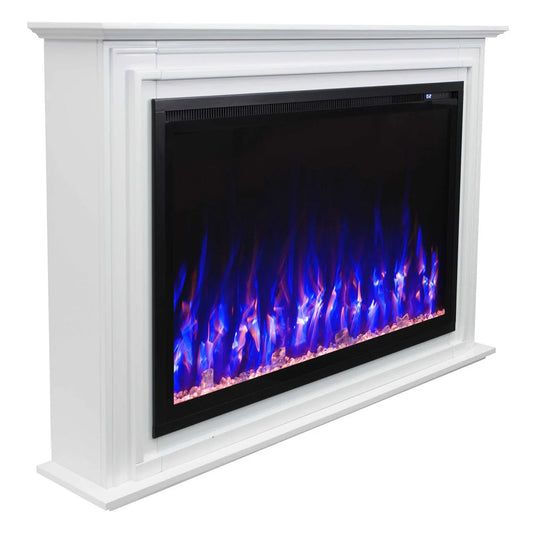 Sideline Elite Forte 40 Inch Smart Electric Fireplace with Encase Surround Mantel