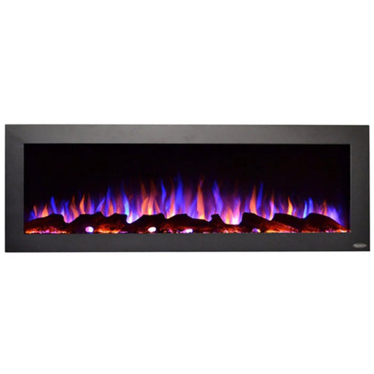 The Sideline Outdoor/Indoor 50 Inch Recessed/Wall Mounted Electric Fireplace (No Heat) 80017