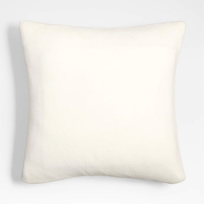 Alpine Cozy Ivory and Grey Reversible 23"x23" Throw Pillow Cover