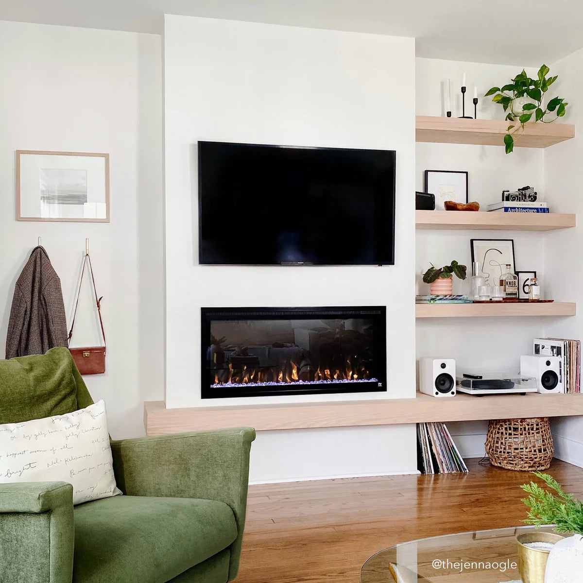 Sideline Elite 42 Inch Recessed Smart Electric Fireplace 80042