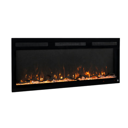 The Sideline Fury 46 Inch Recessed Smart Electric Fireplace 80053