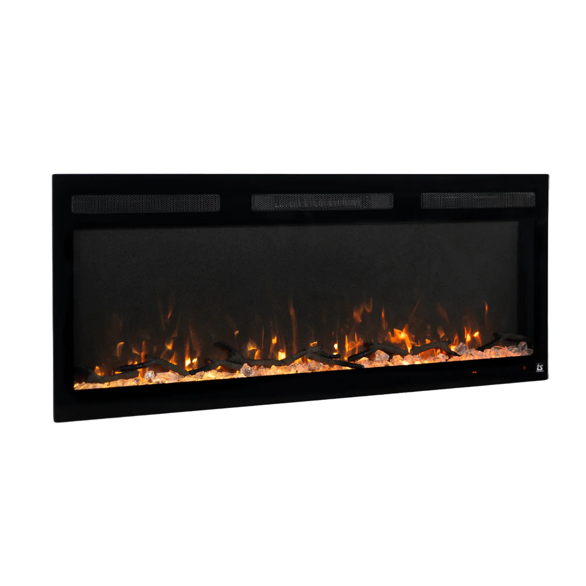 The Sideline Fury 57 Inch Recessed Smart Electric Fireplace 80055