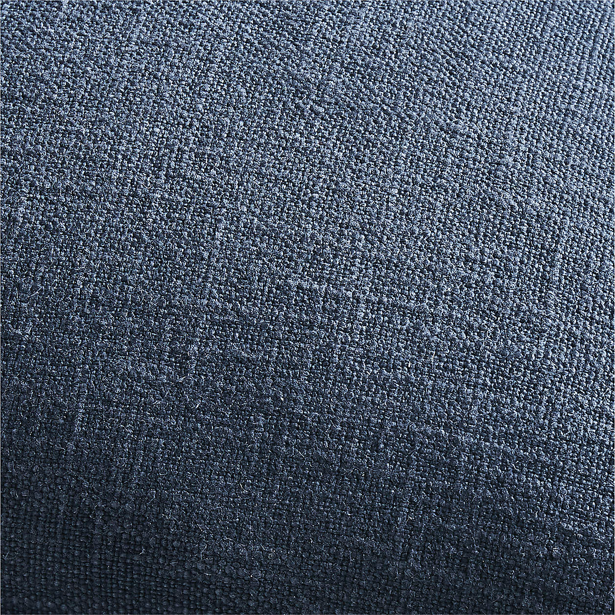 Blue 20"x20" Organic Laundered Linen Throw Pillow Cover