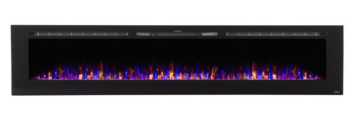 The Sideline 100 Inch Recessed Smart Electric Fireplace 80032