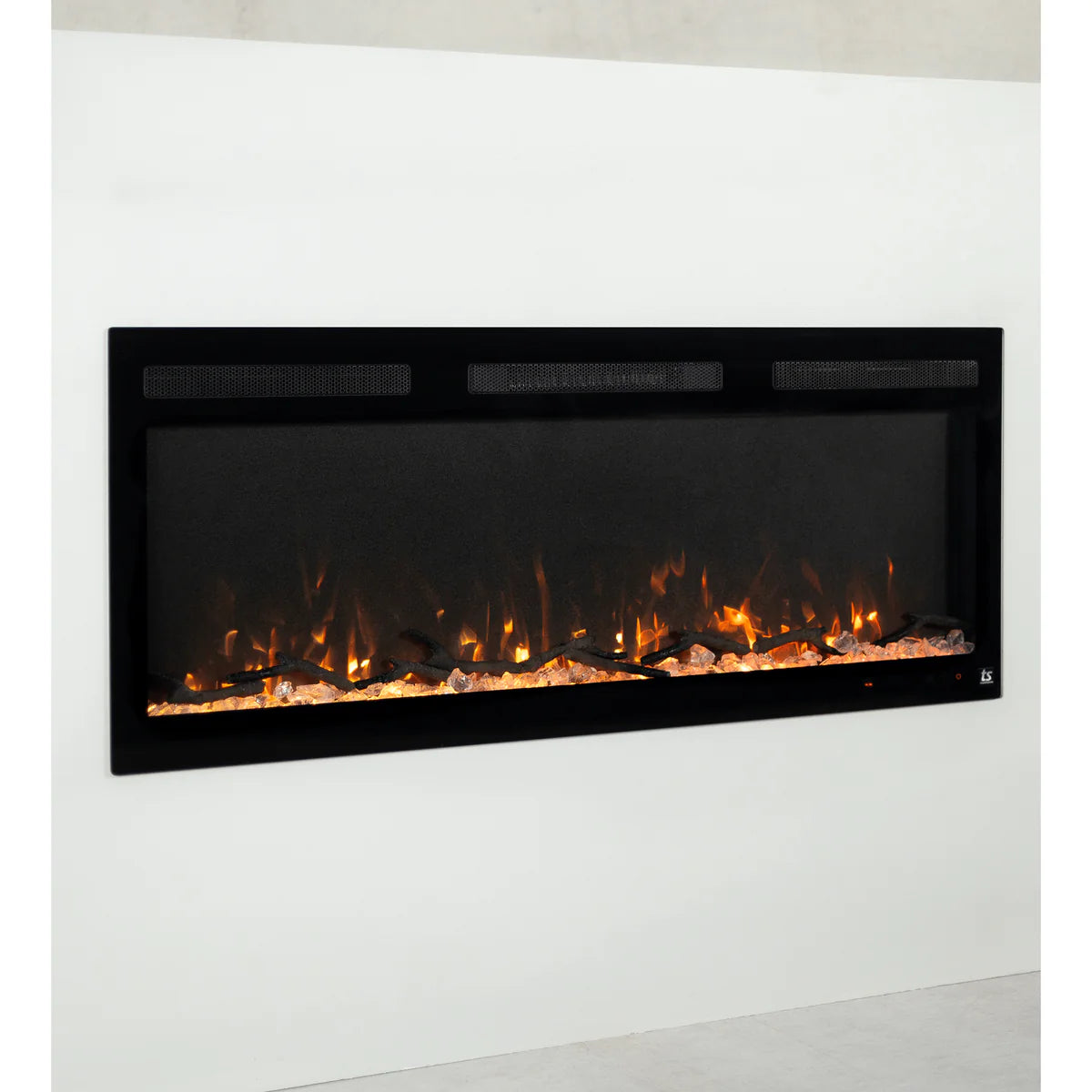 The Sideline Fury 57 Inch Recessed Smart Electric Fireplace 80055