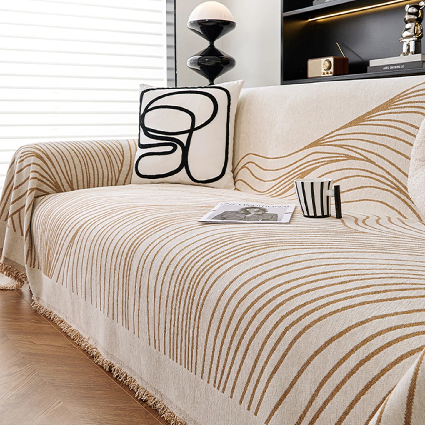 Reversible Jacquard Sofa / Couch Cover