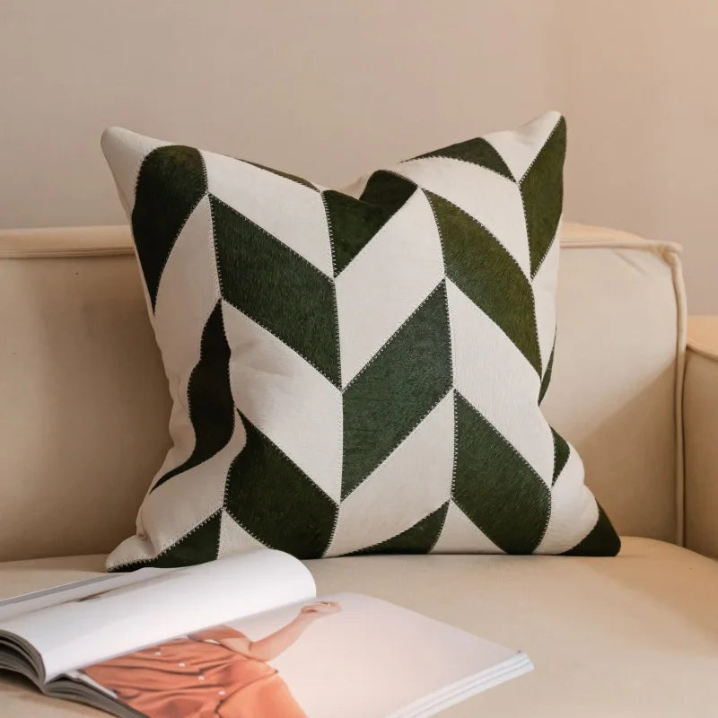 Embroidered Zebra Cushion Pillowcase
