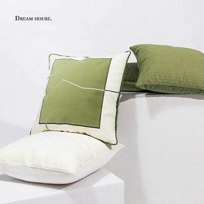 Grass Green Sofa Pillowcase